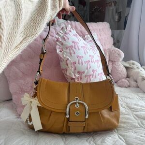 Y2K Coach Yellow Soho Purse